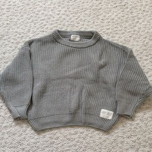 Baby Barn Knit Sweater olive green